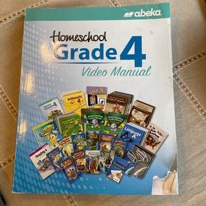 Abeka Grade 4 Video Manual Has A Little Writing